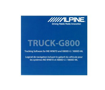 Alpine - TRUCK-G800