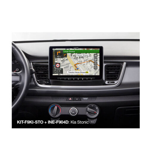 Alpine INE-F904D radio pasklaar Kia Stonic - D & B Inbouwstation
