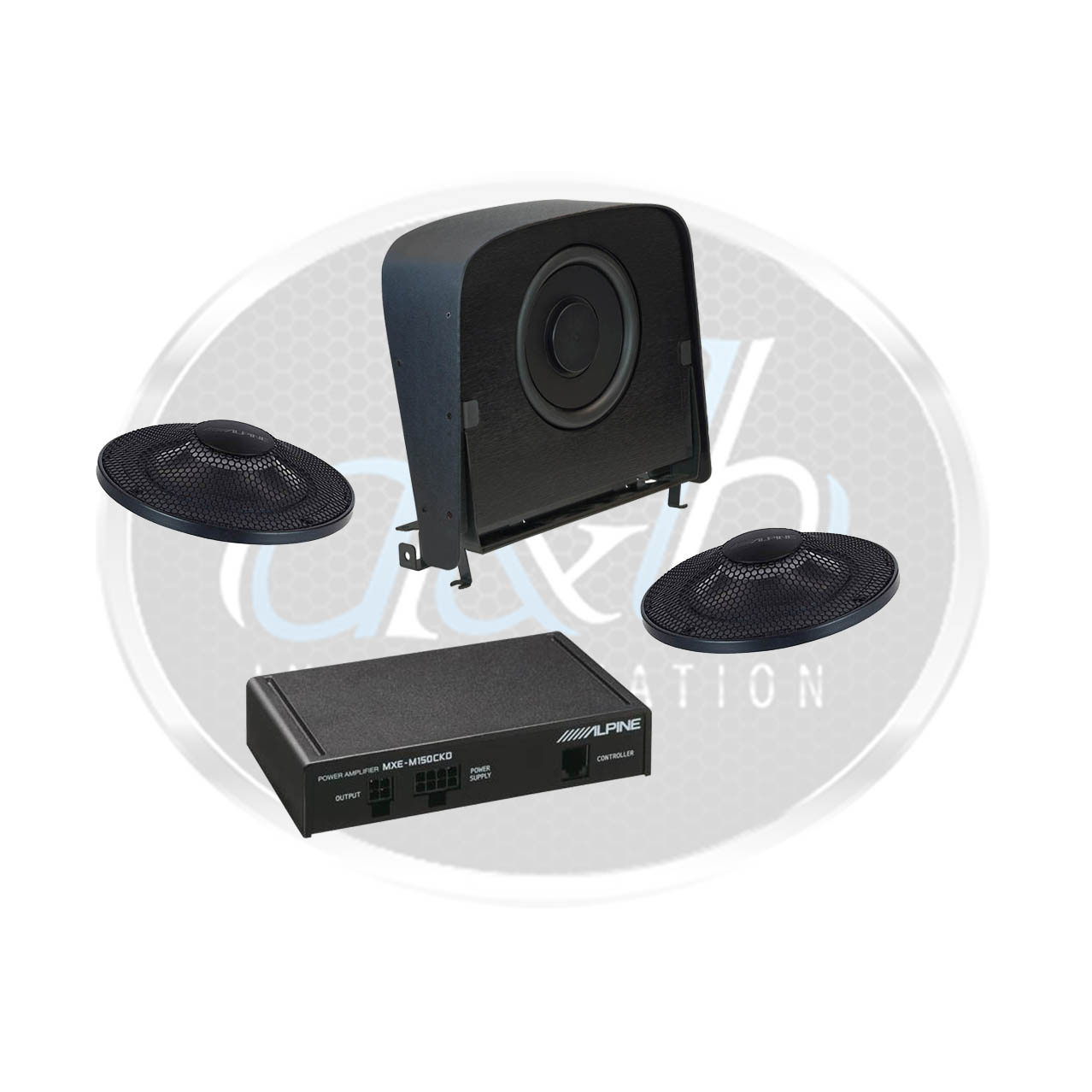 Alpine audio upgrade pakket 1 Fiat Ducato Camper D & B Inbouwstation