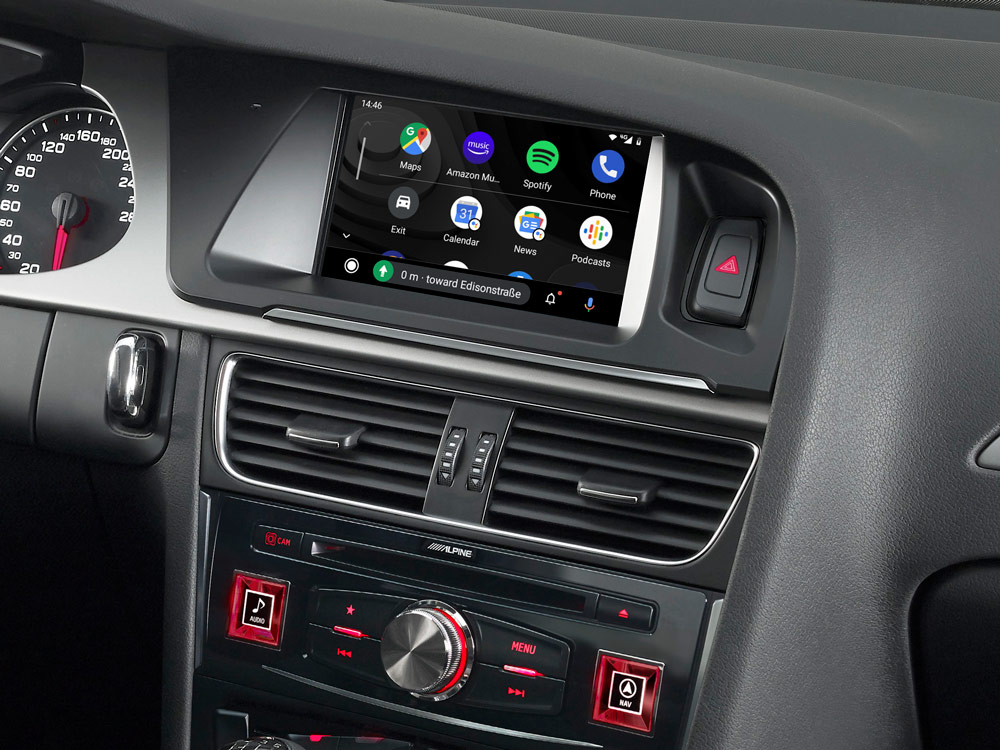 Alpine X703D-A4 pasklare radio Audi A4