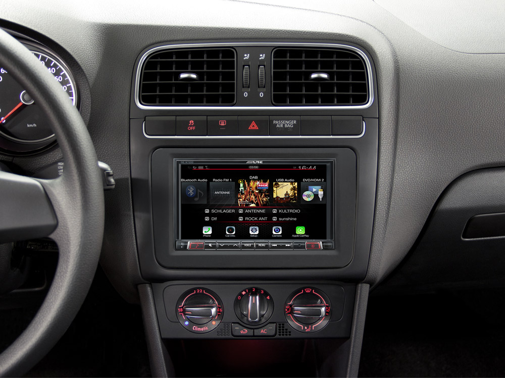 Alpine INE-W720D radio pasklaar Alfa Romeo Mito