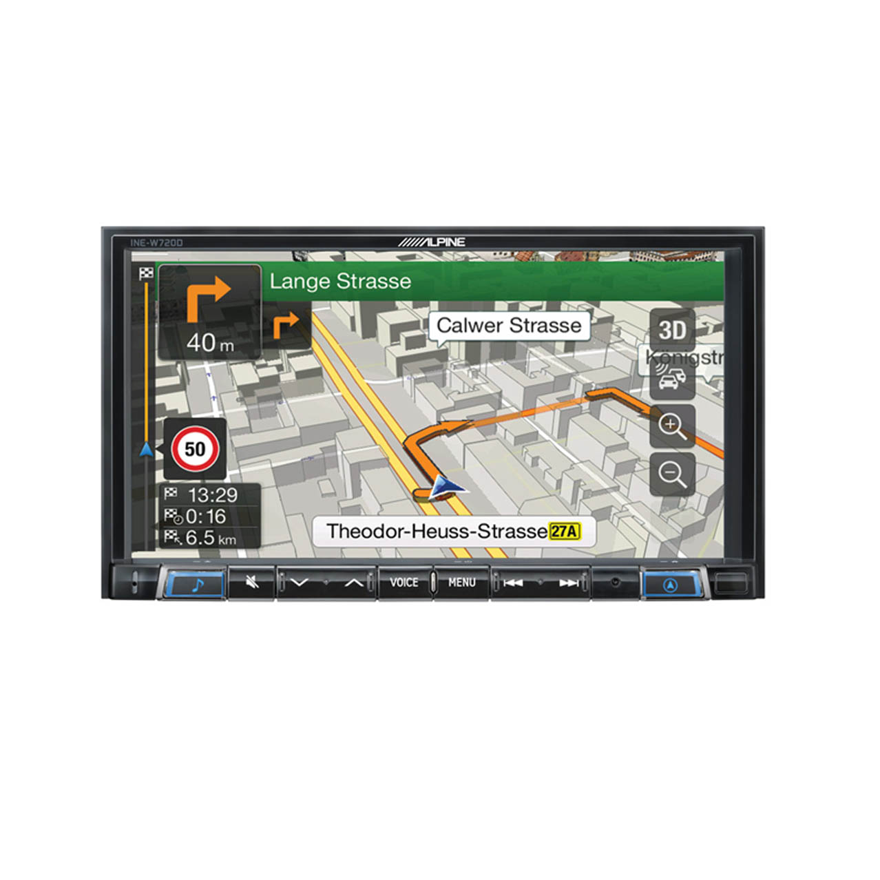 Alpine INE-W720D radio pasklaar Alfa Romeo Mito - Afbeelding 2