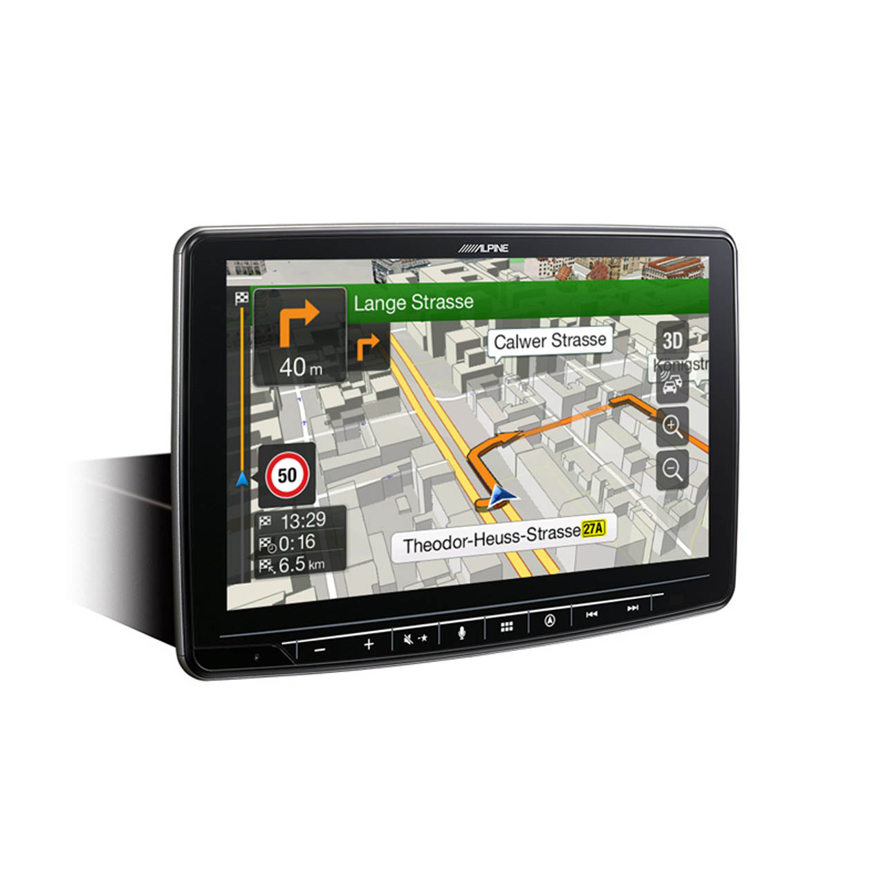 Alpine INE-F904D radio pasklaar Ford Transit - Afbeelding 2