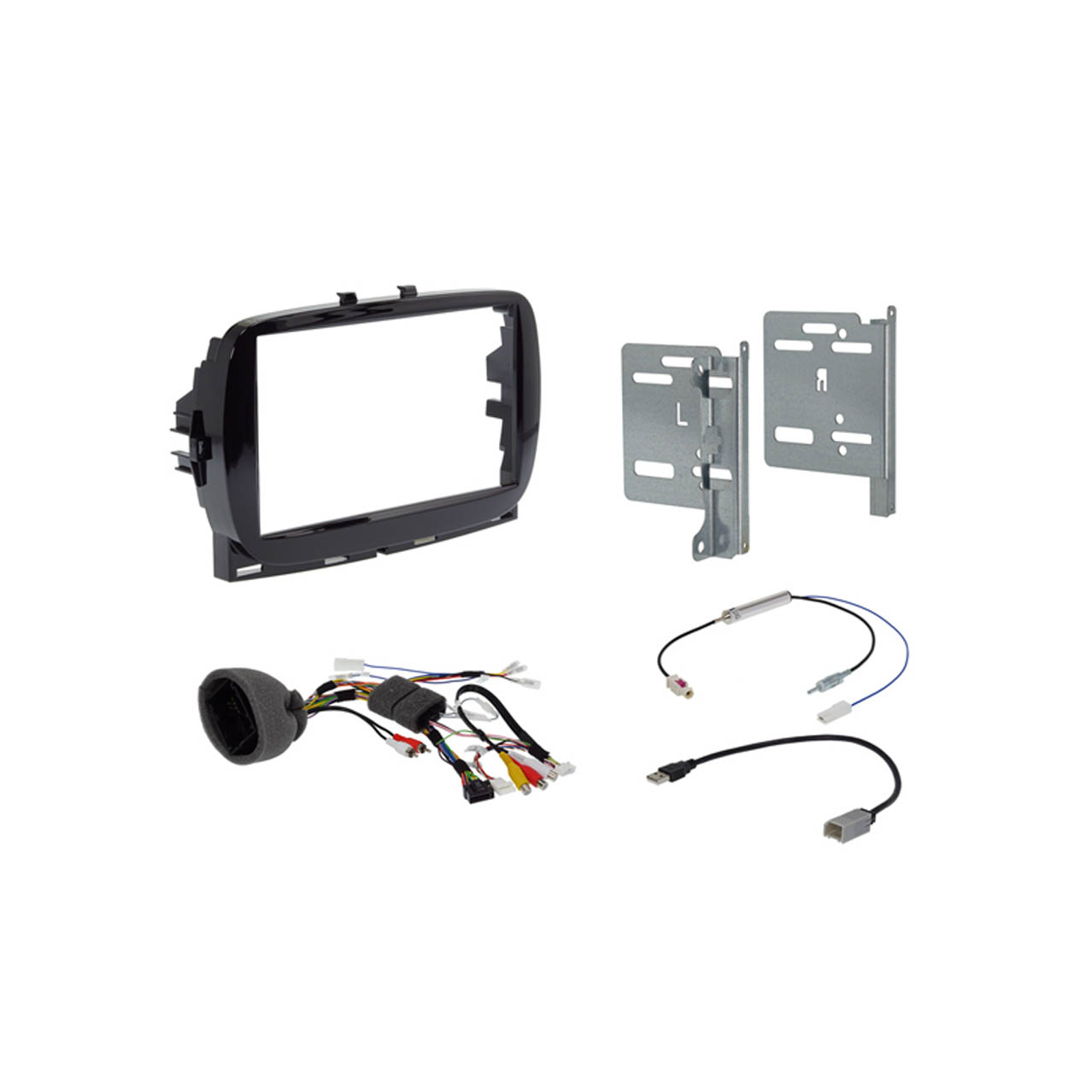 Alpine iLX-702DM radio pasklaar Fiat 500 / Abarth - Afbeelding 2