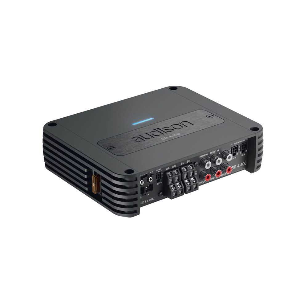 Audison SR 4.300 - 4 kanaals versterker 4x85W