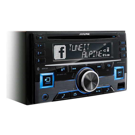 Alpine CDE-W296BT DEMO!