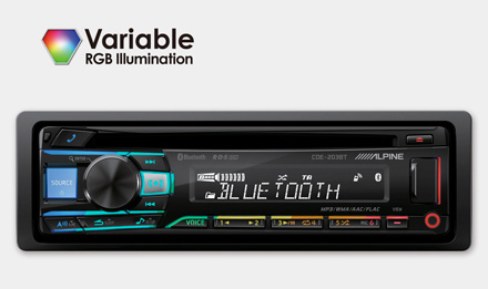 Alpine CDE-203BT - Afbeelding 2