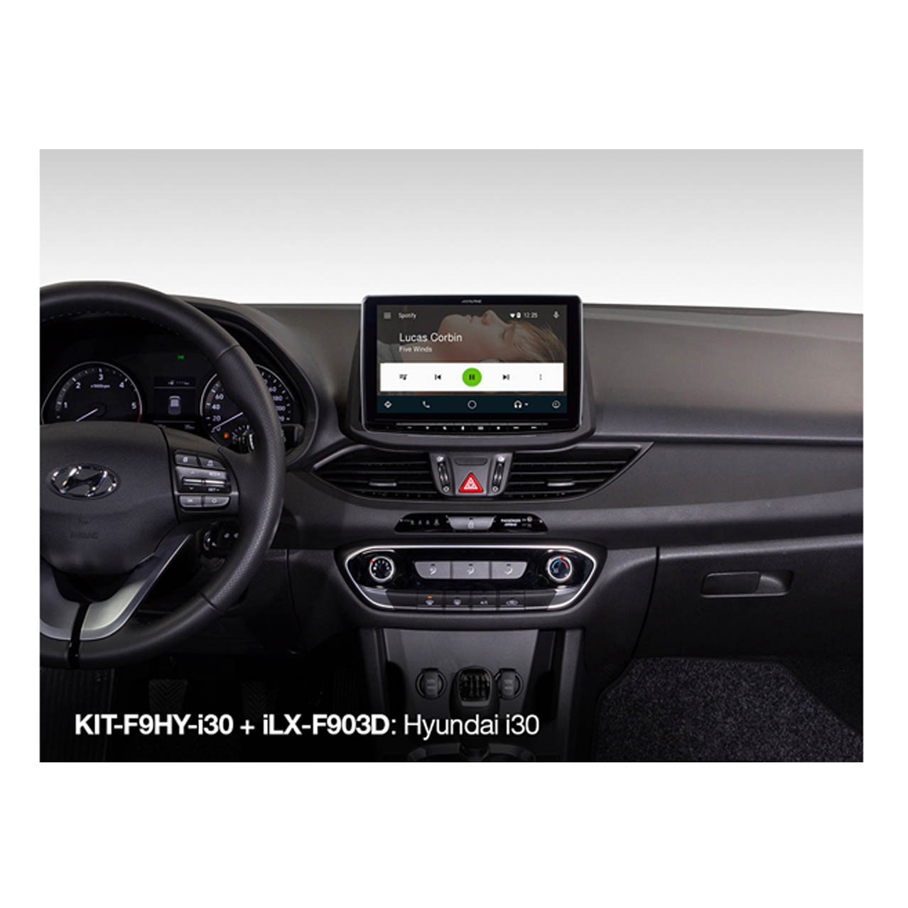 Alpine iLX-F903D radio pasklaar Hyundai i30