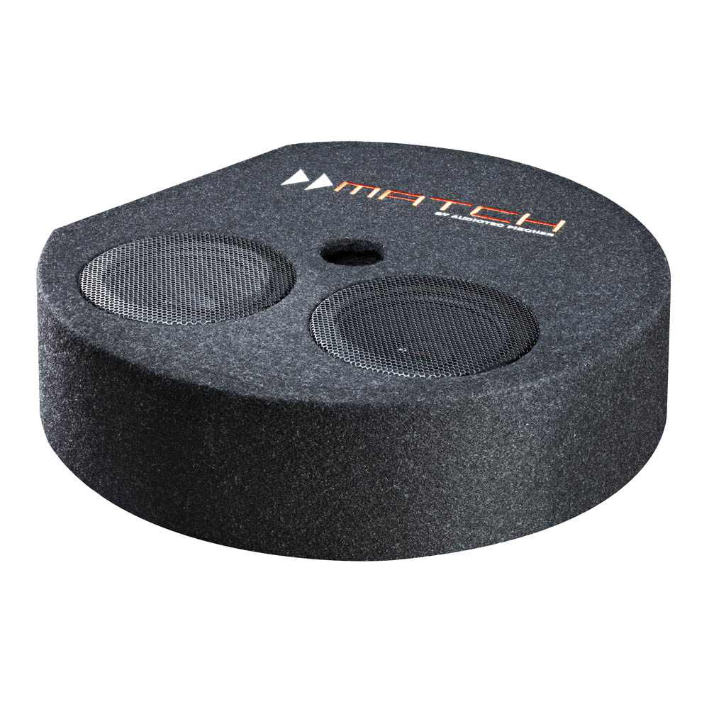 Match PP 7S-D - ronde basreflex subwoofer met 2 x 16,5 cm