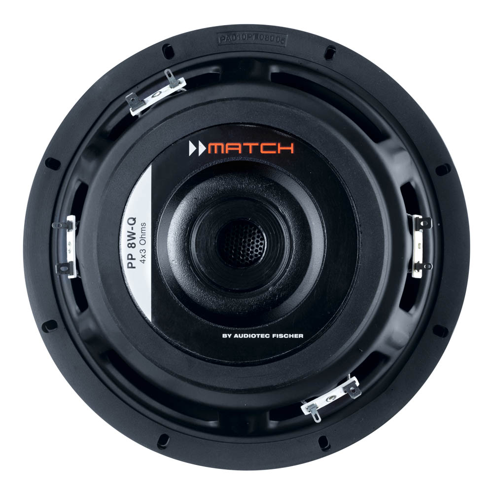 Match PP 8W-Q - 20 cm subwoofer 4 x 3 Ohm - Afbeelding 4