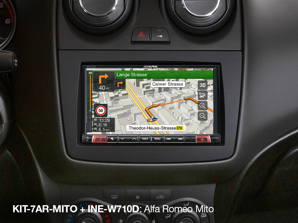 Alpine KIT-7AR-MITO installatiekit voor de Alfa Romeo Mito