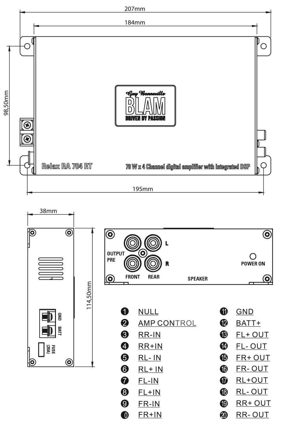 Blam RA 704 RT - Afbeelding 2