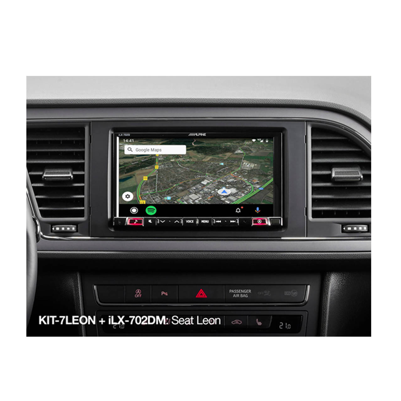 Alpine iLX-702DM radio pasklaar Seat Leon - Afbeelding 3