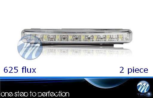 Dagrijlicht M-tech 625 Flux LED Ultra Bright 8 LED