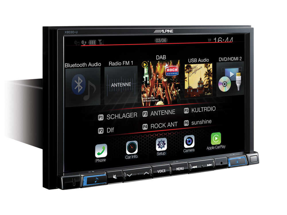 Alpine X803DC-U radio pasklaar Volkswagen T5 Facelift and T6 (7 H/E/J) - Afbeelding 3