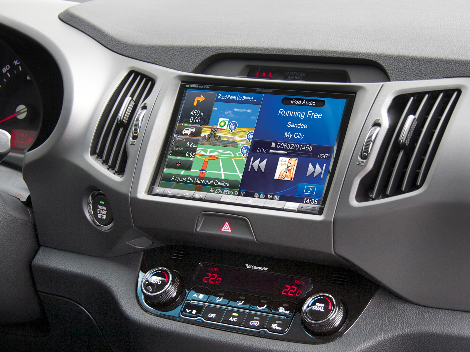 Alpine KIT-8KSG - Installatie Kit voor de INE-W928R (Kia Sportage III) - Afbeelding 2