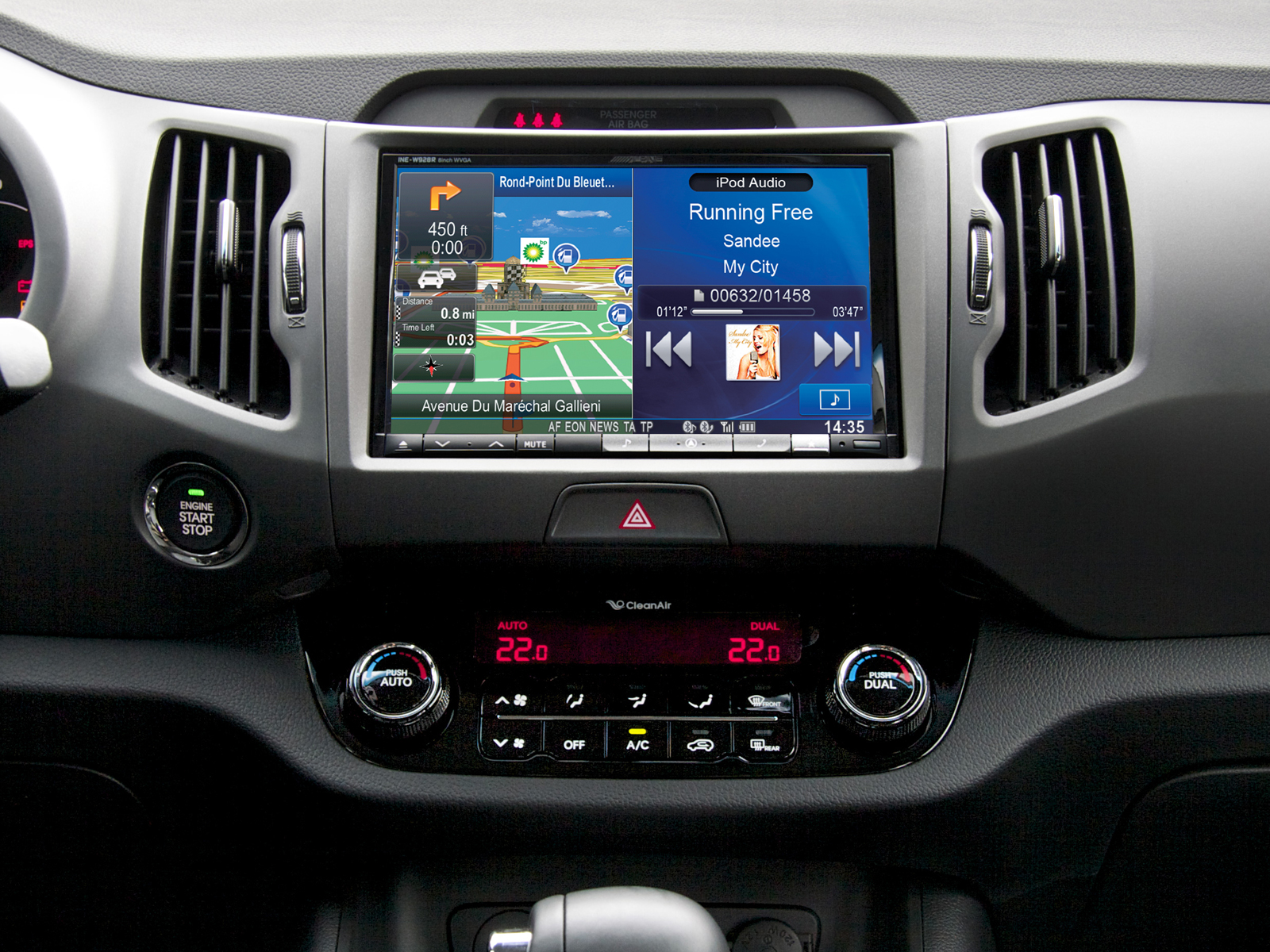 Alpine KIT-8KSG - Installatie Kit voor de INE-W928R (Kia Sportage III) - Afbeelding 3