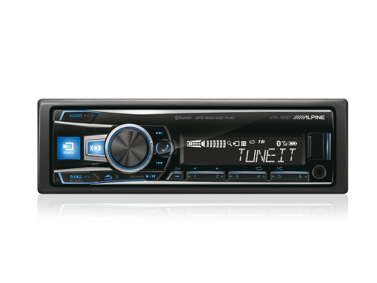 Alpine UTE-92BT Autoradio - Afbeelding 2