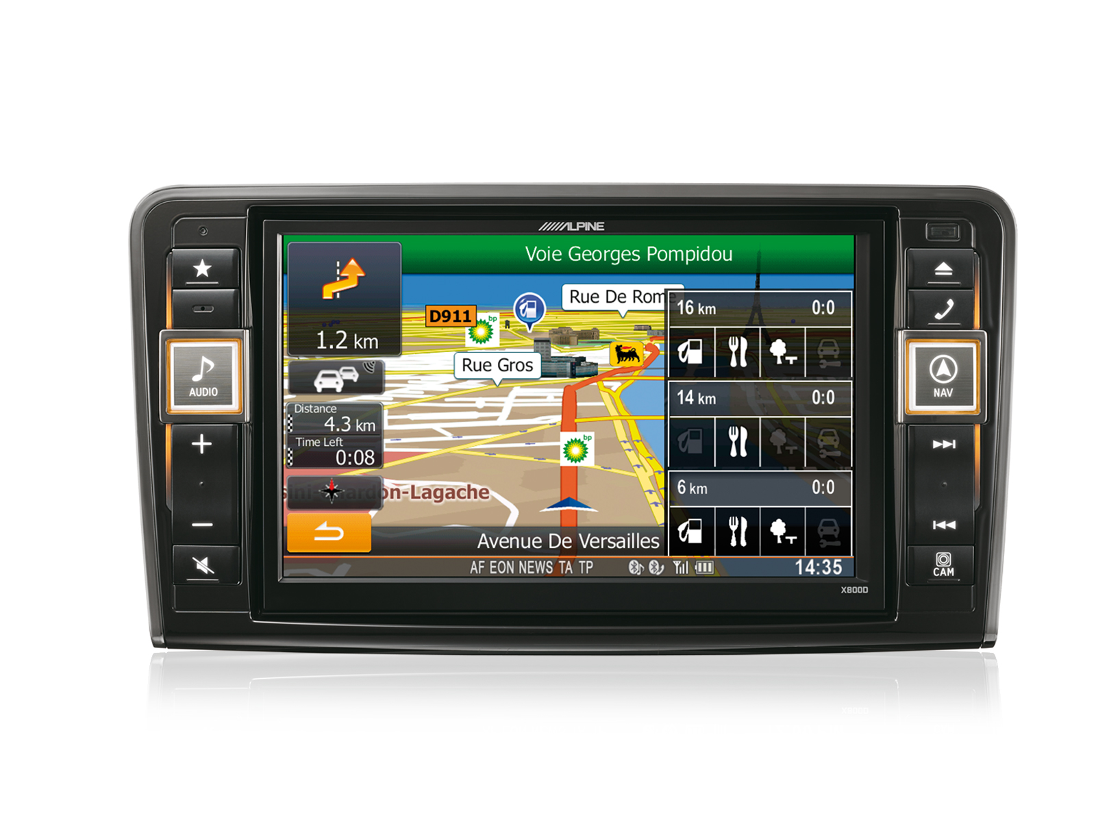 Geavanceerd navigatiesysteem, Alpine Style Product voor de Mercedes-Benz ML en GL. - X800D-ML - Afbeelding 8