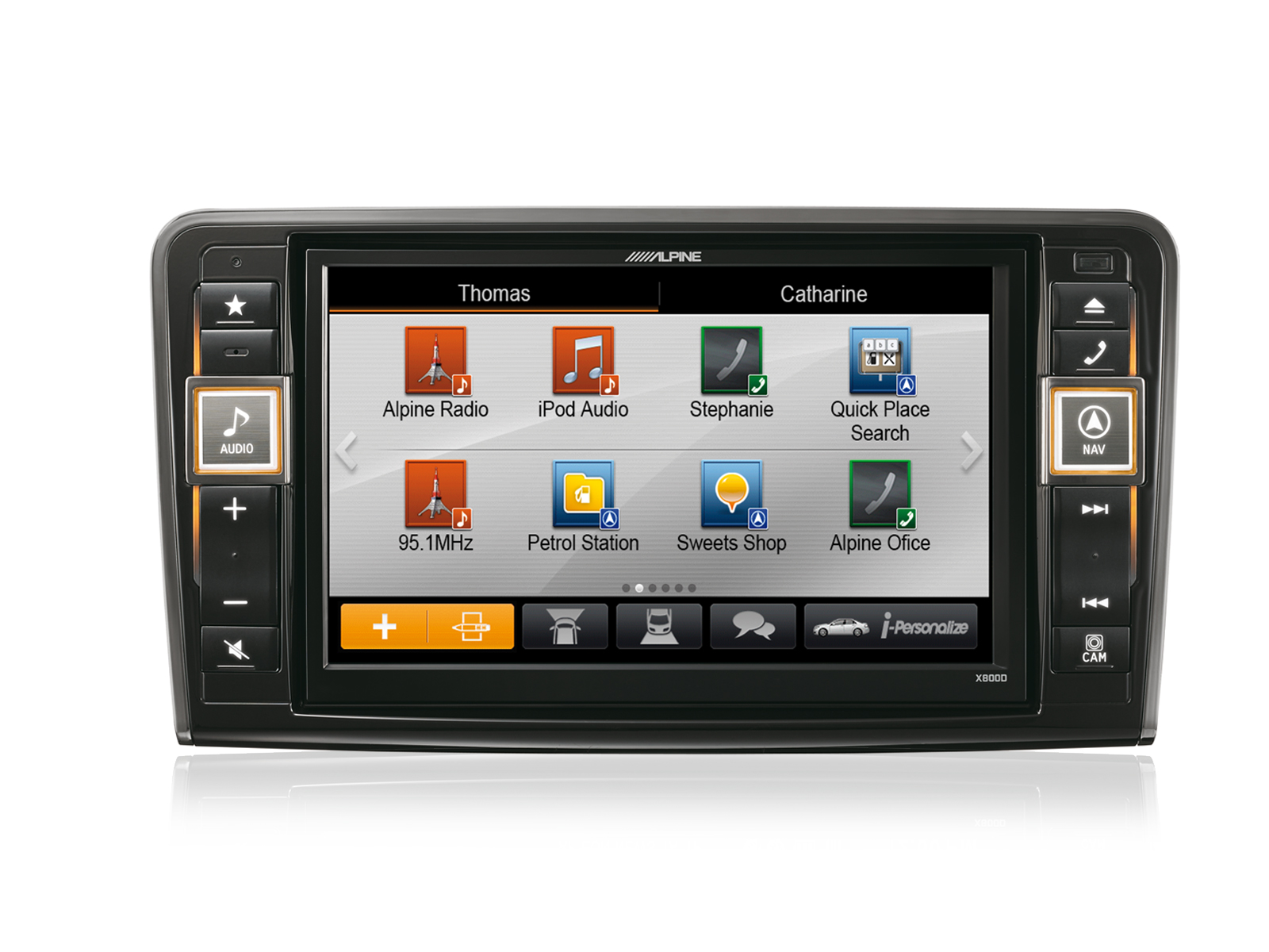 Geavanceerd navigatiesysteem, Alpine Style Product voor de Mercedes-Benz ML en GL. - X800D-ML - Afbeelding 10