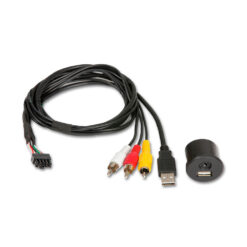 Alpine KCU-1A - USB/AUX verlengkabel 0,9m + stopcontact voor X901D-DU