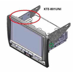 Alternative view of Alpine KTE-803UNI - Support brackets voor montage X801/2/3D-U per set