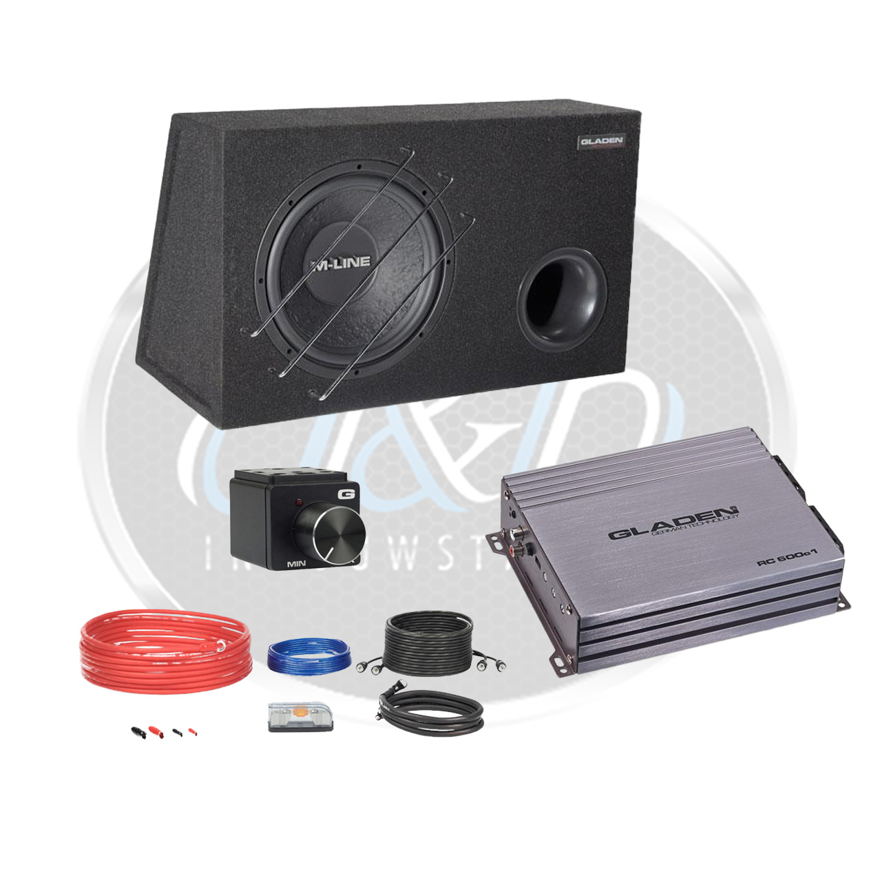 D&B subwoofer pakket - Gladen M 10 VB