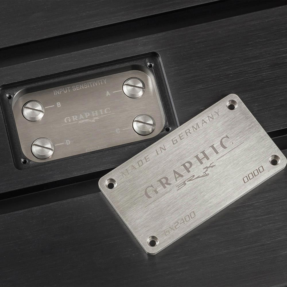 Brax GX2400 - High End 4-kanaals versterker - Zwart Lang - Afbeelding 5