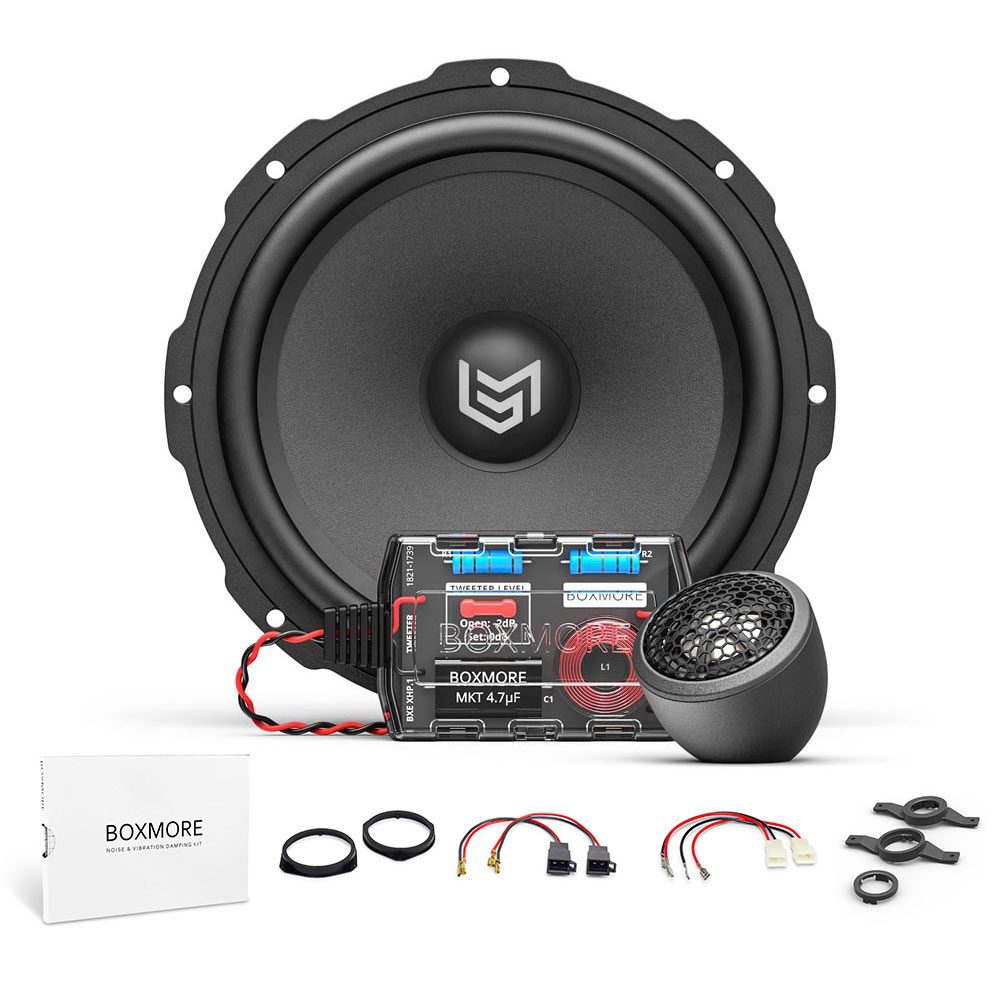 BOXMORE pasklare speakerset voor Citroën, Peugeot, fiat | Campers / bus | PF BXE 165 Pro fit essential