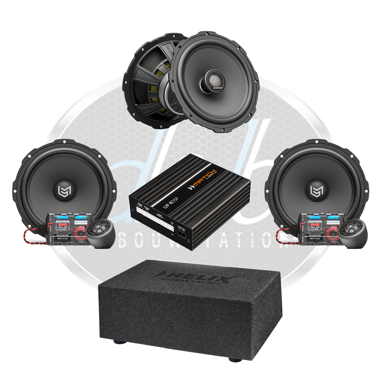 Volkswagen Dynaudio upgrade pakket 2 - 6 speakers
